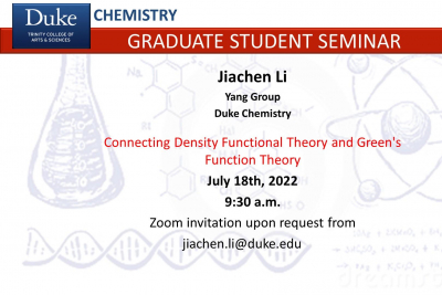Connecting Density Functional Theory and Green's Function Theory