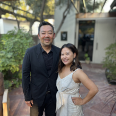 Malcolm Yeung and woman